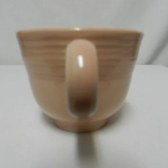Fiesta Homer Laughlin stoneware Peach Apricot cup mug - Picture 3 of 10